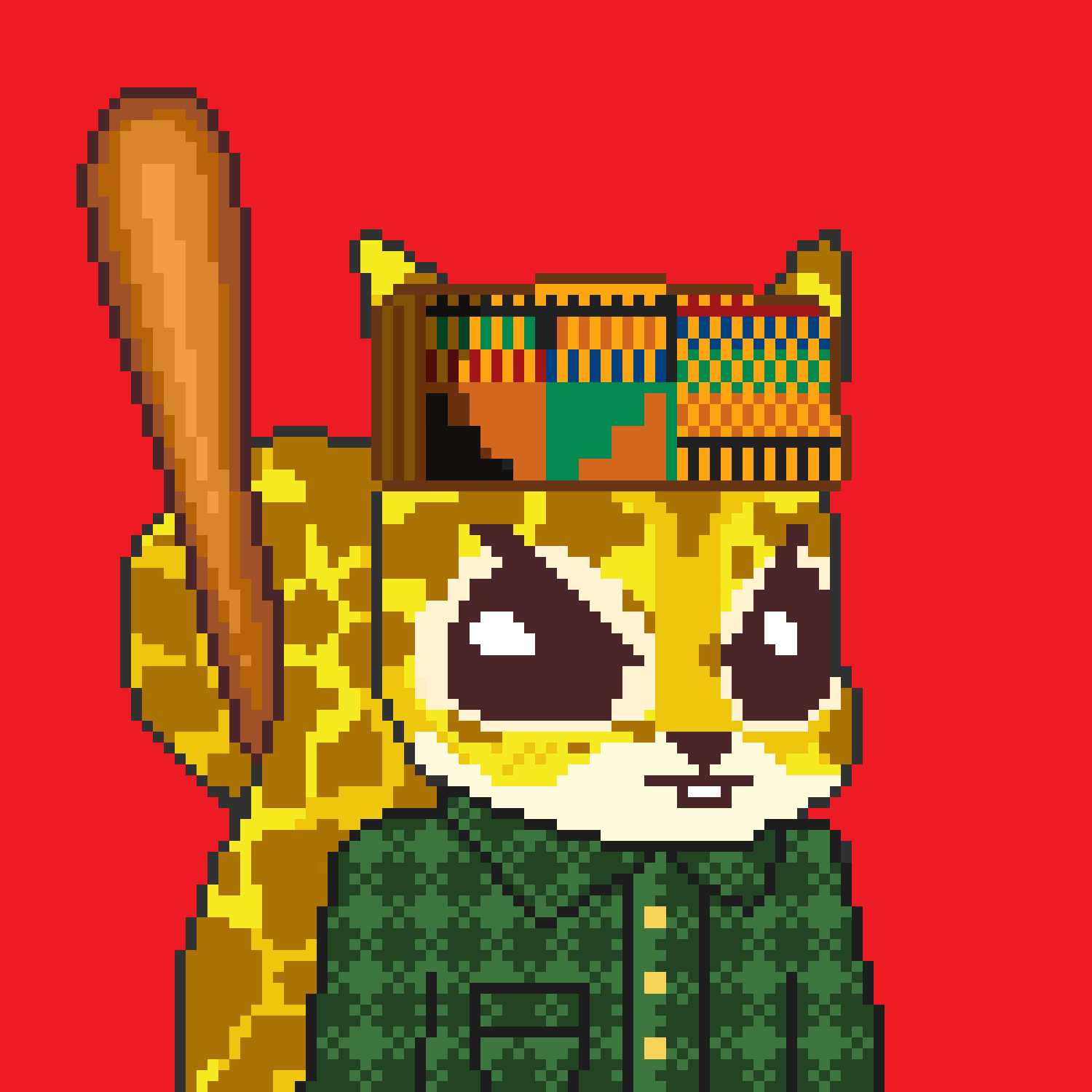 Pixel Squirrels #5596 NFT on Algorand