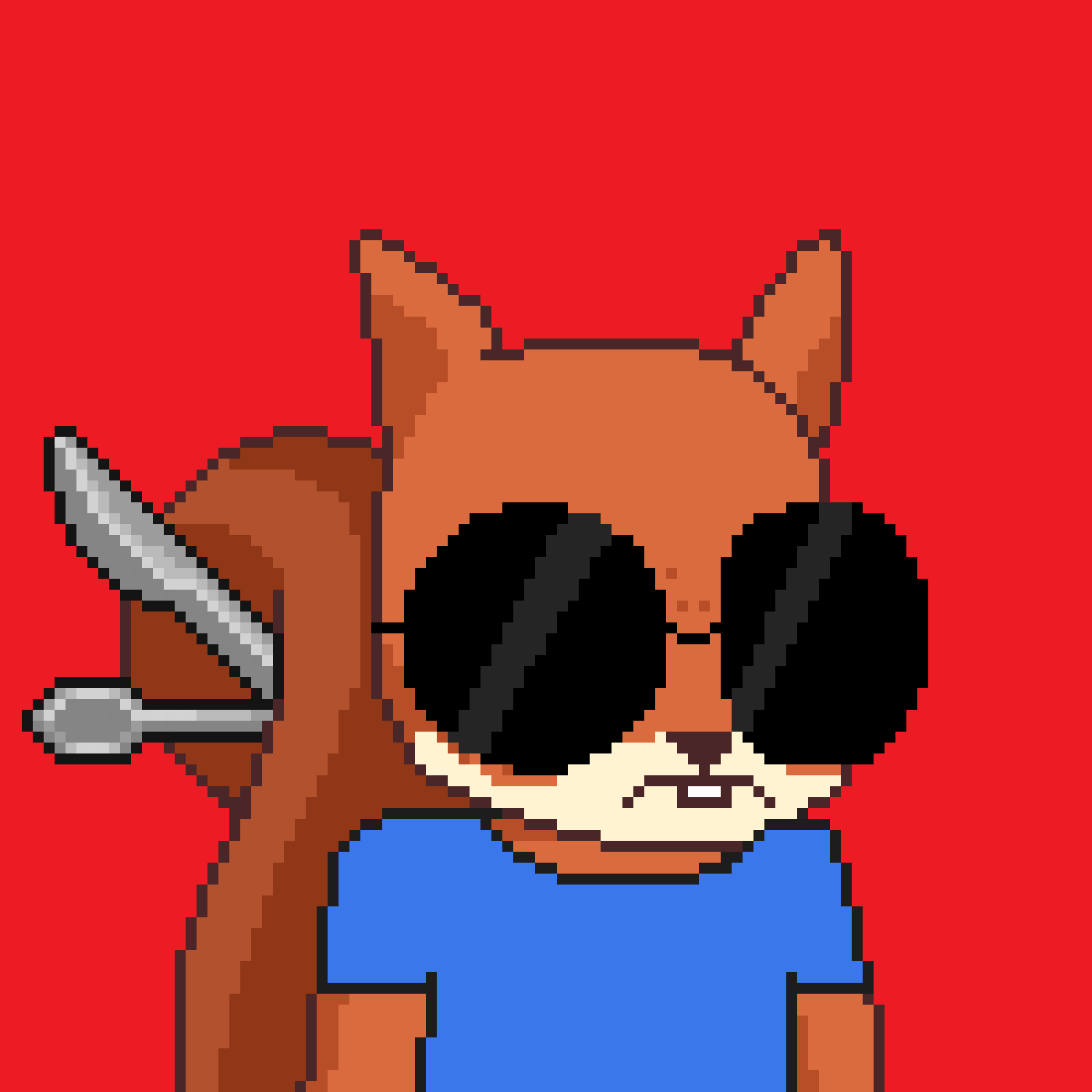 Pixel Squirrels #561 NFT on Algorand