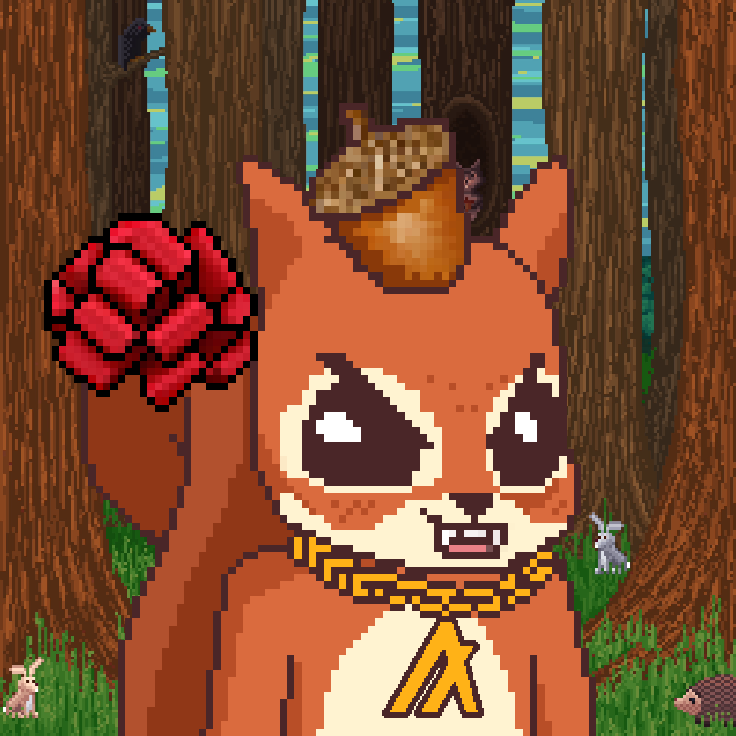 Pixel Squirrels #5612 NFT on Algorand
