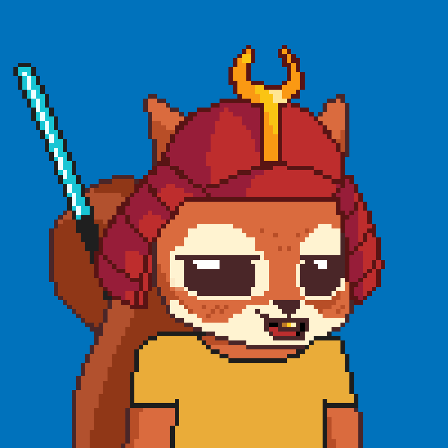 Pixel Squirrels #5666 NFT on Algorand