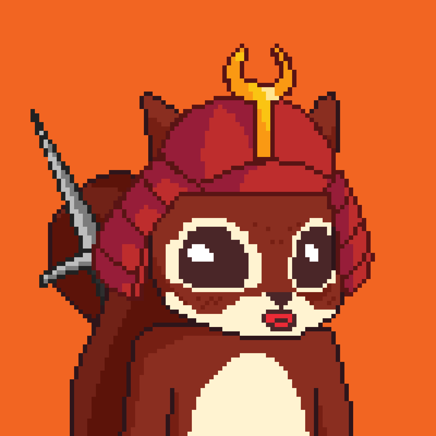 Pixel Squirrels #5697 NFT on Algorand