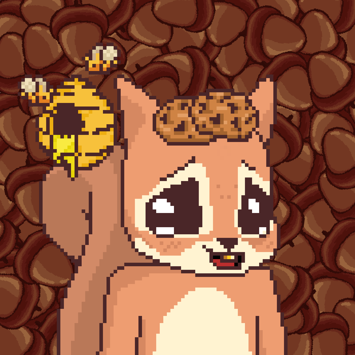 Pixel Squirrels #573 NFT on Algorand