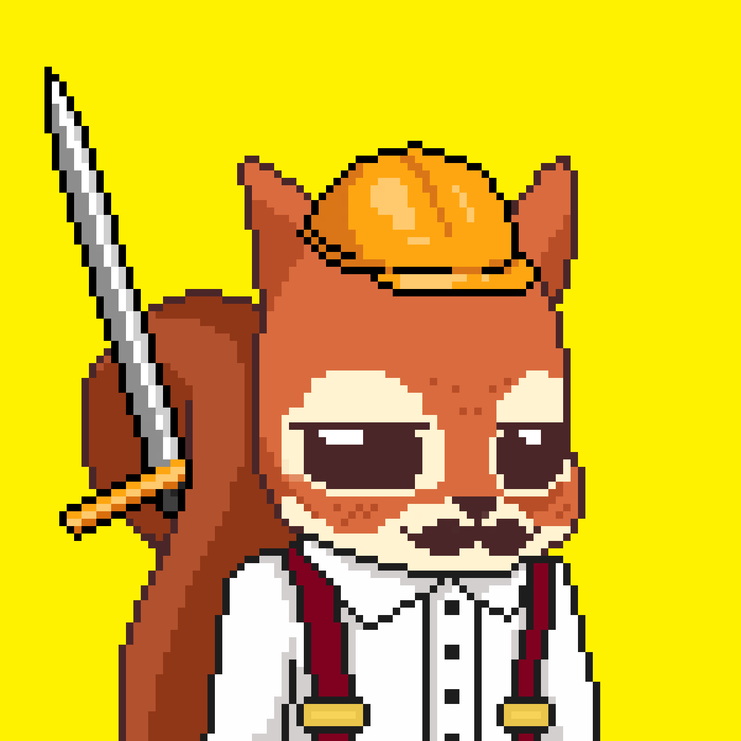 Pixel Squirrels #5762 NFT on Algorand