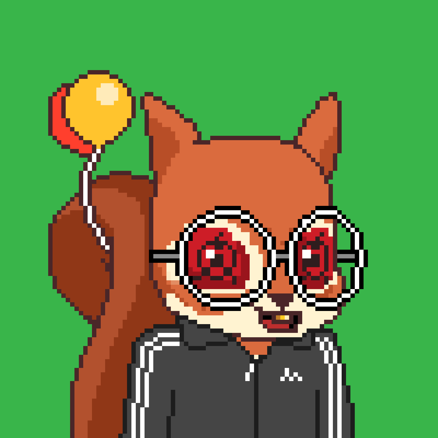 Pixel Squirrels #580 NFT on Algorand