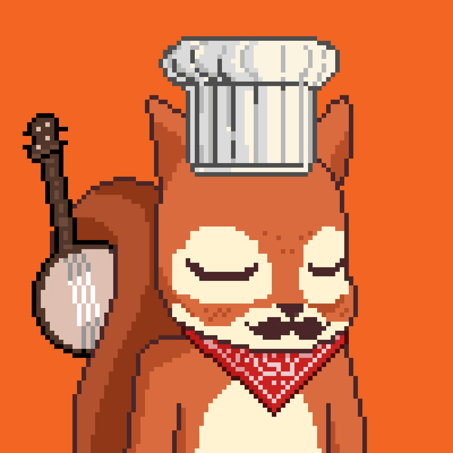 Pixel Squirrels #5838 NFT on Algorand