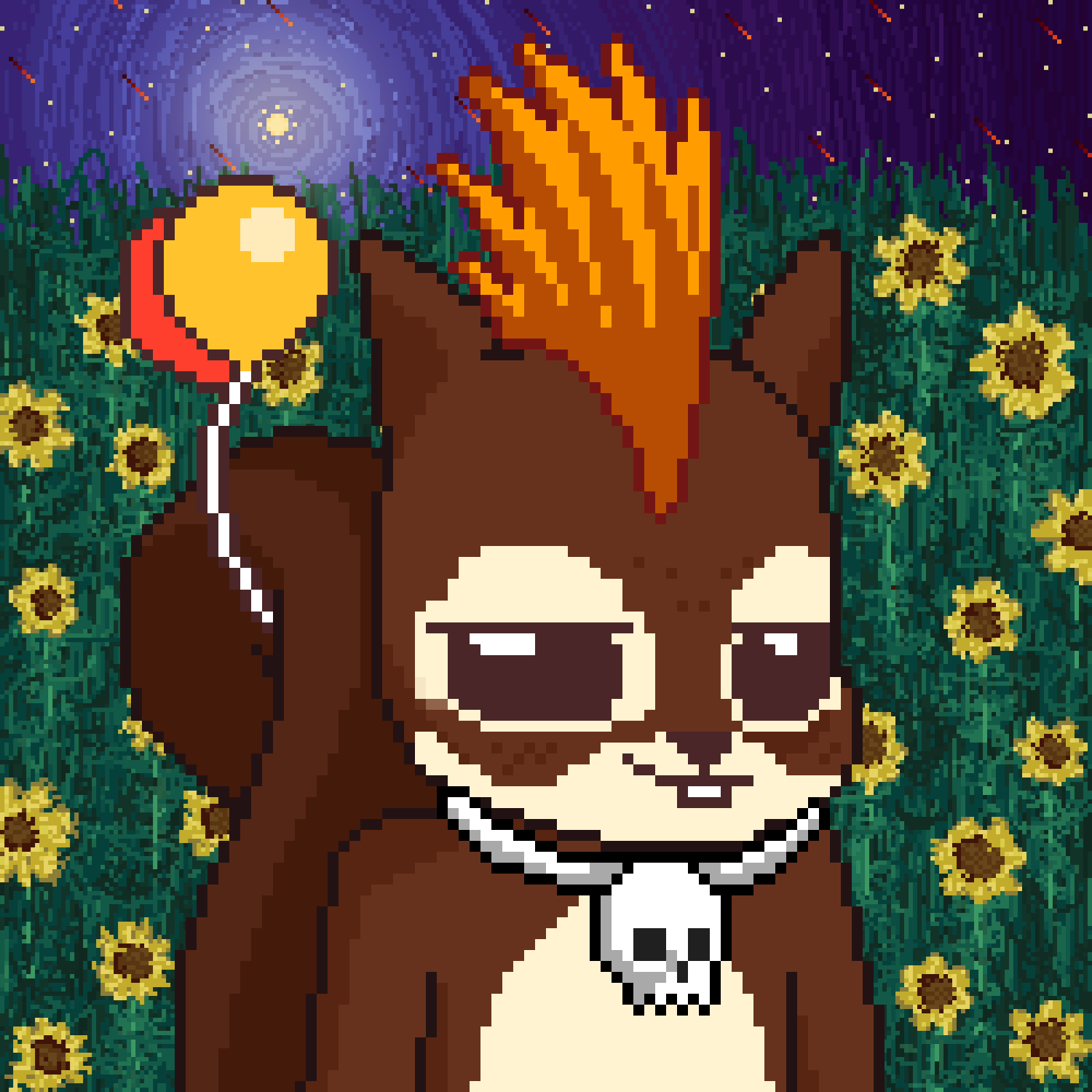 Pixel Squirrels #5855 NFT on Algorand