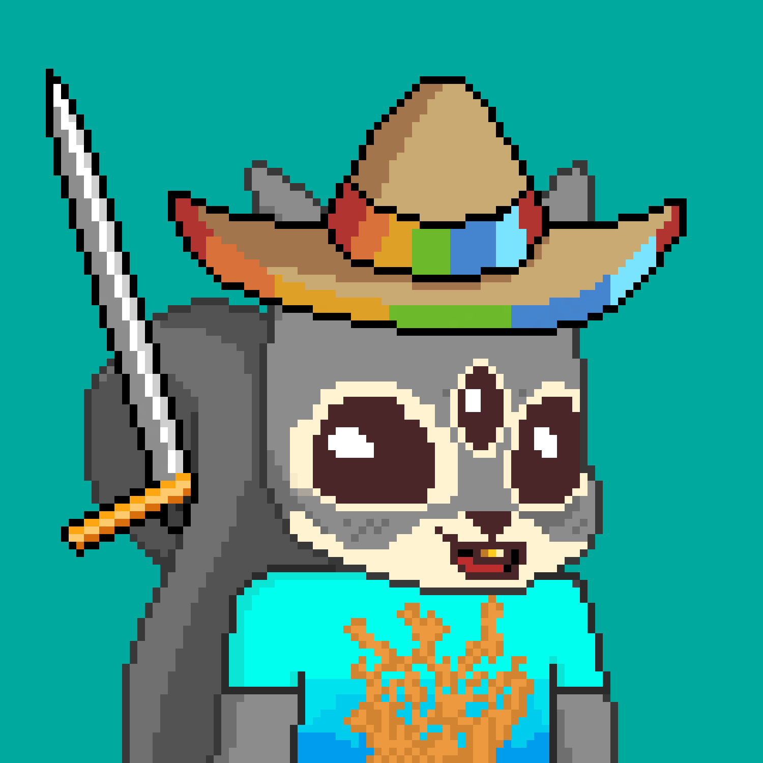 Pixel Squirrels #5857 NFT on Algorand