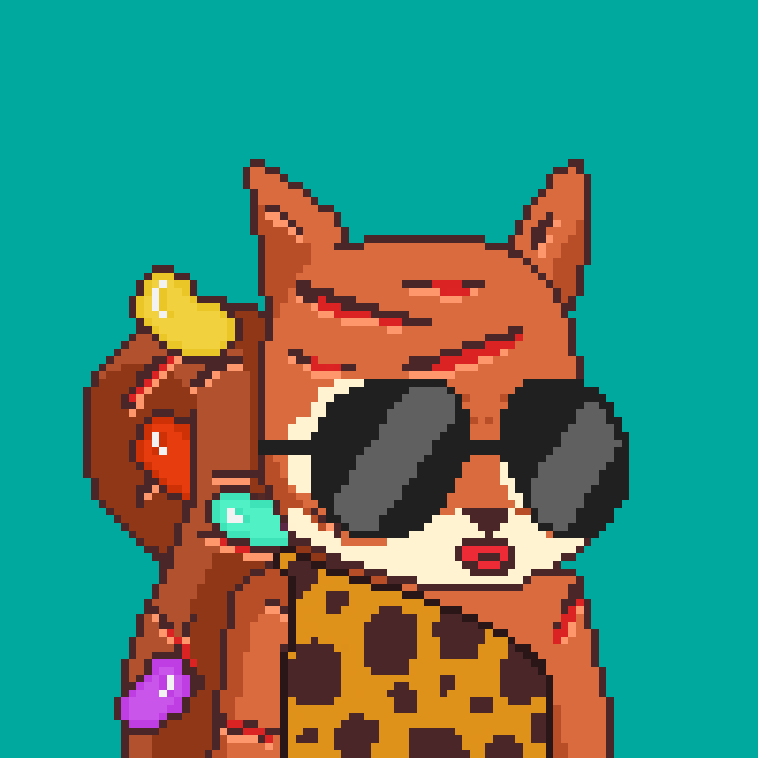 Pixel Squirrels #5886 NFT on Algorand