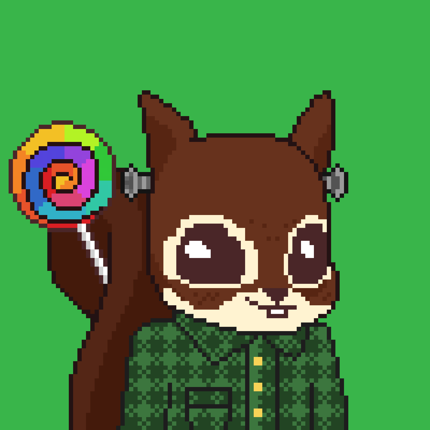 Pixel Squirrels #5907 NFT on Algorand