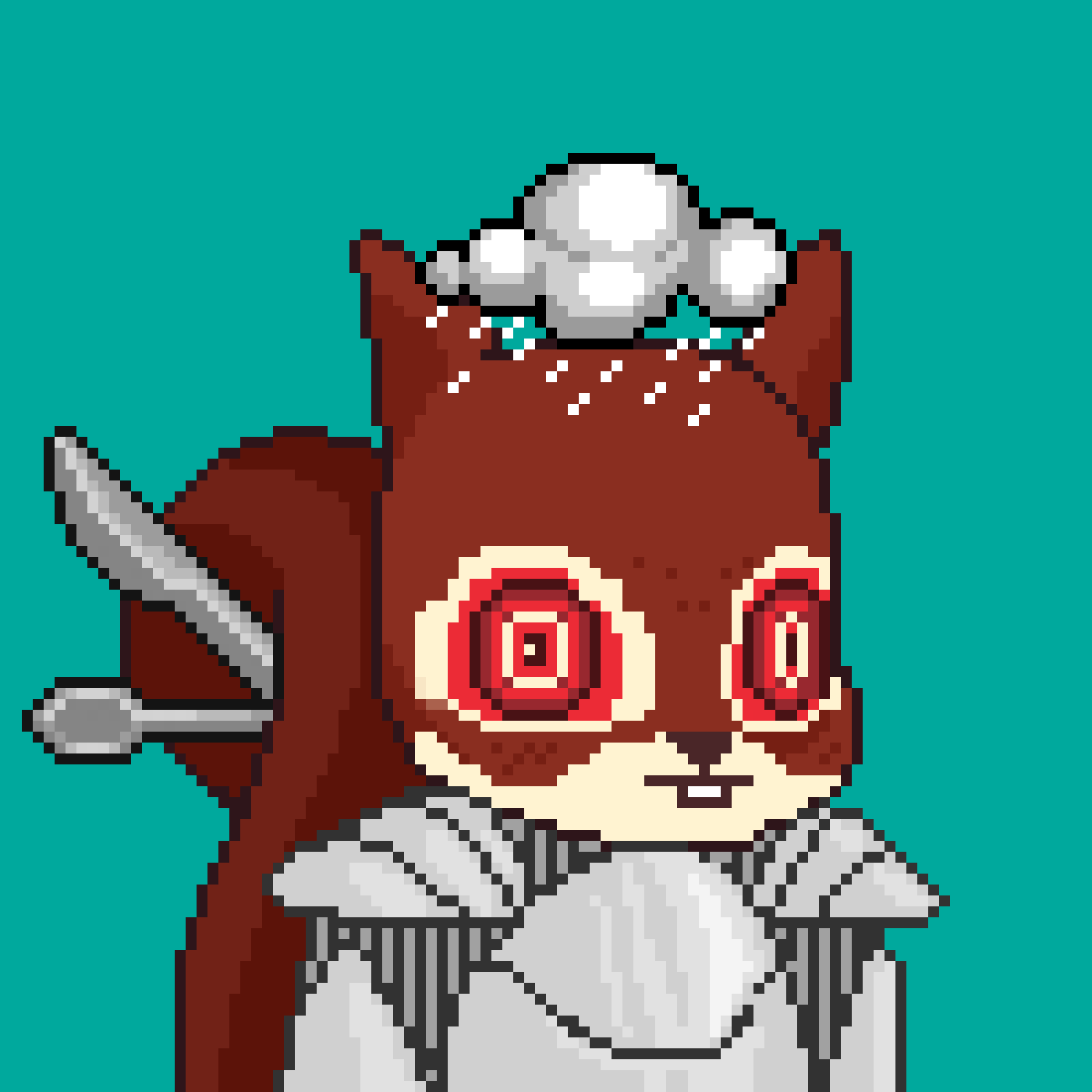 Pixel Squirrels #5908 NFT on Algorand