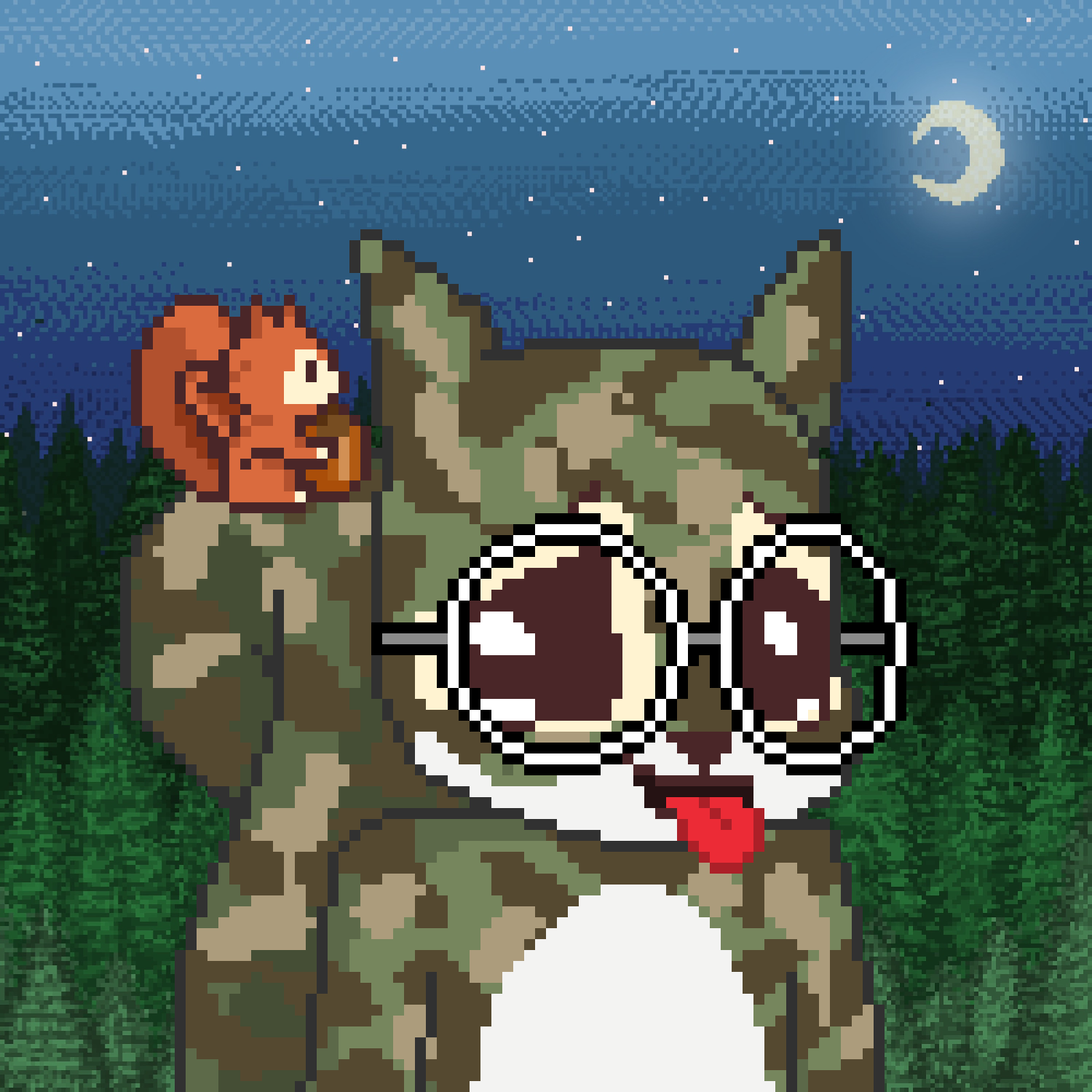 Pixel Squirrels #5931 NFT on Algorand