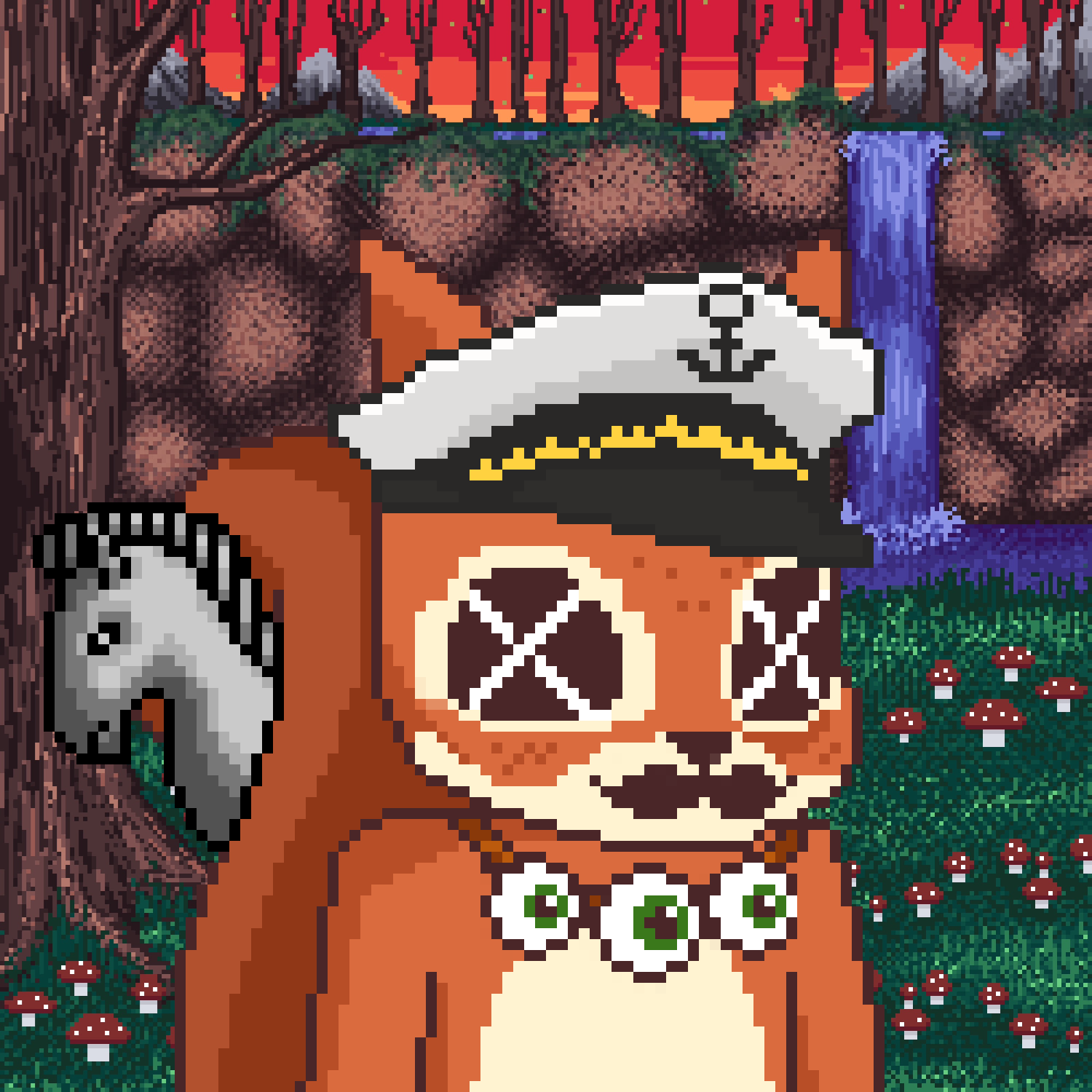 Pixel Squirrels #6004 NFT on Algorand