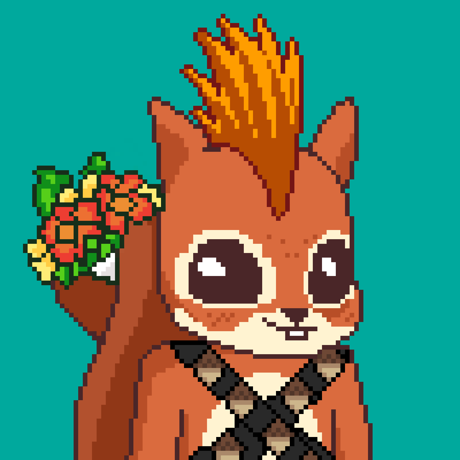 Pixel Squirrels #6009 NFT on Algorand