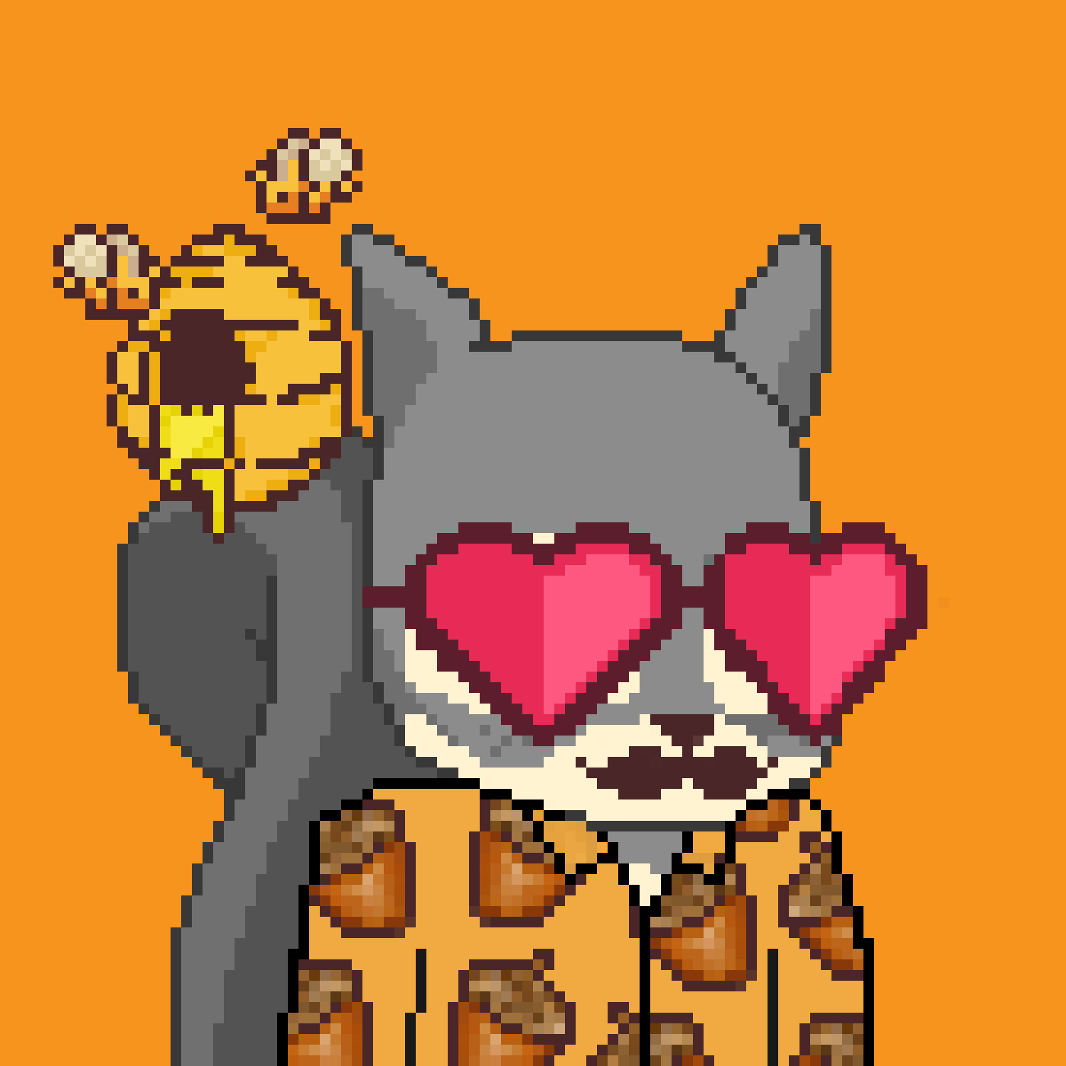 Pixel Squirrels #6018 NFT on Algorand