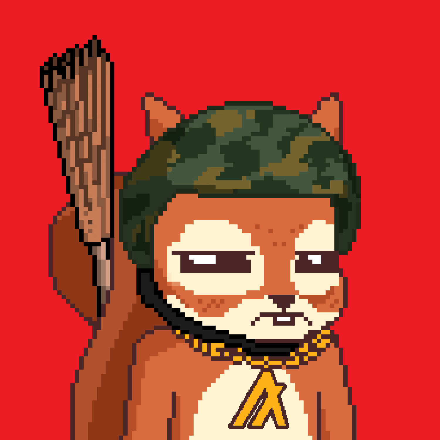 Pixel Squirrels #6077 NFT on Algorand