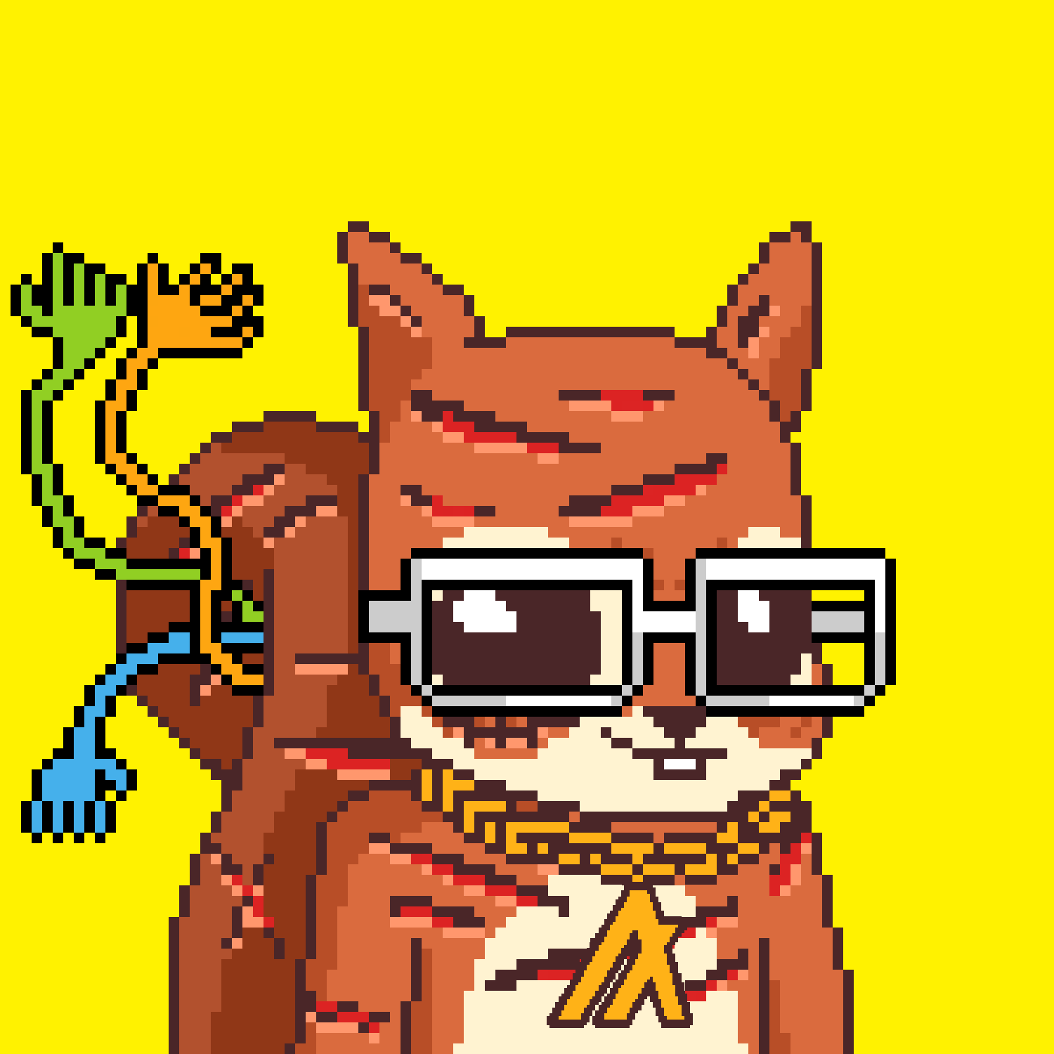 Pixel Squirrels #608 NFT on Algorand