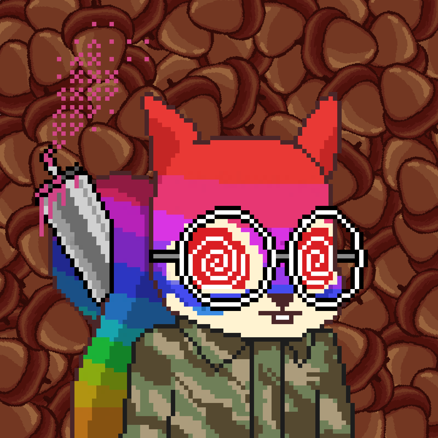 Pixel Squirrels #6087 NFT on Algorand