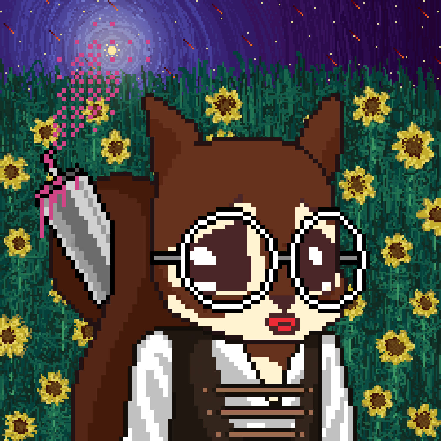 Pixel Squirrels #6185 NFT on Algorand