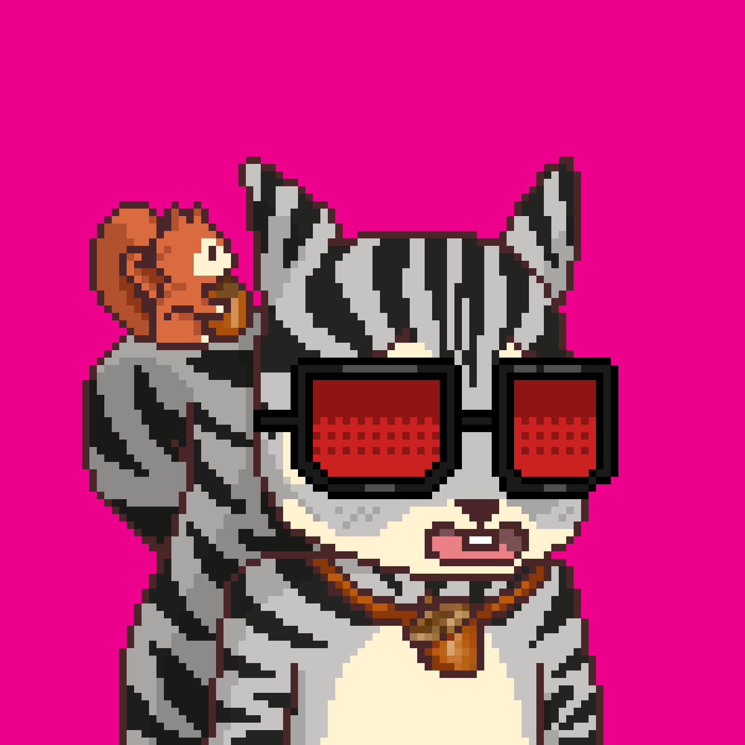 Pixel Squirrels #6242 NFT on Algorand