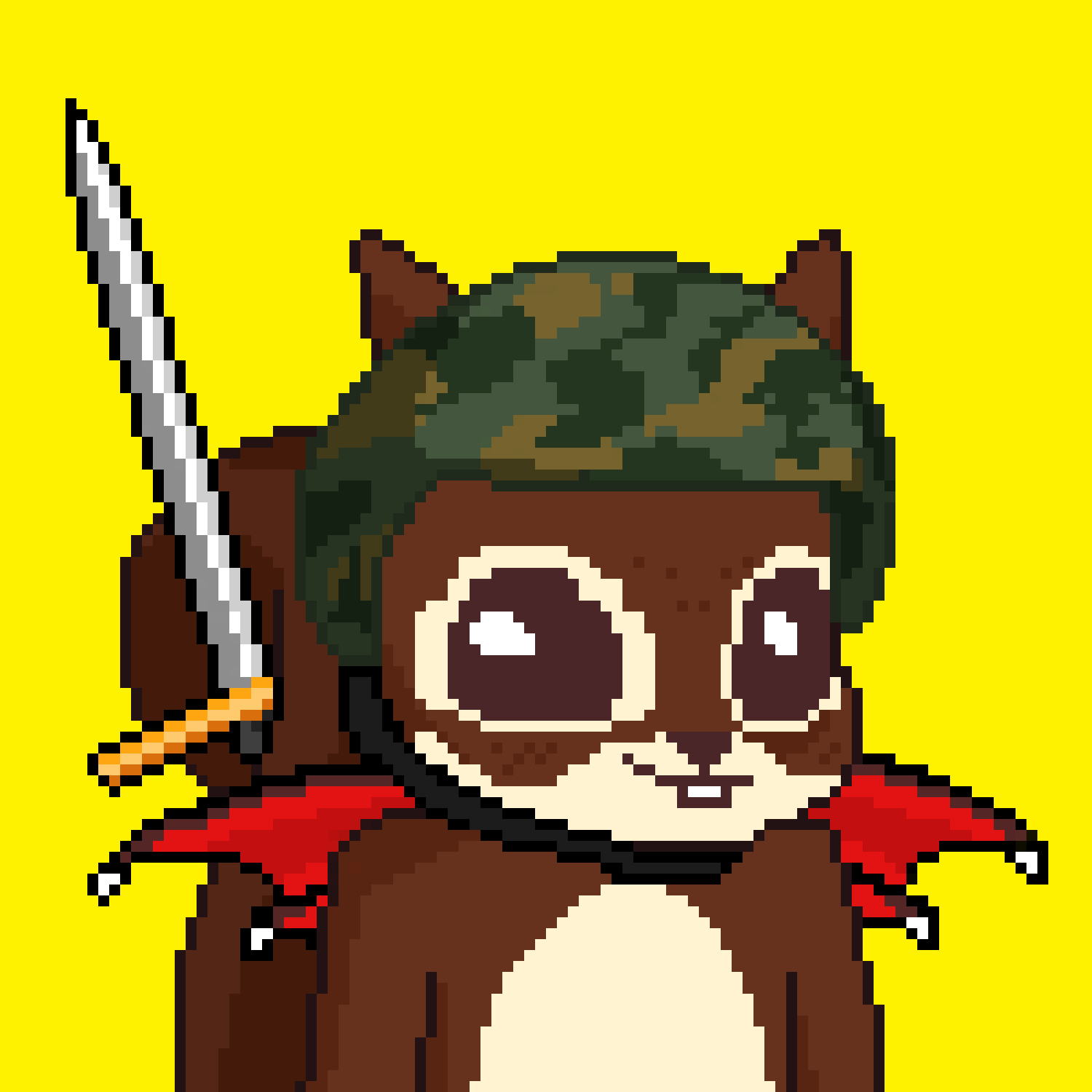 Pixel Squirrels #6256 NFT on Algorand