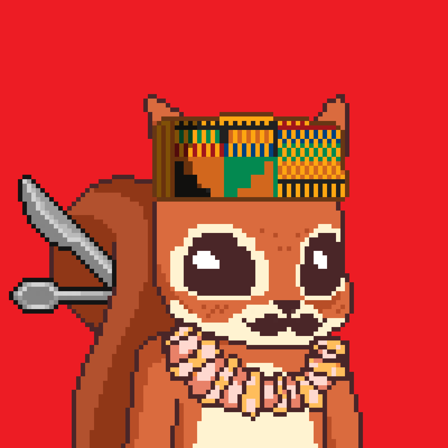 Pixel Squirrels #627 NFT on Algorand