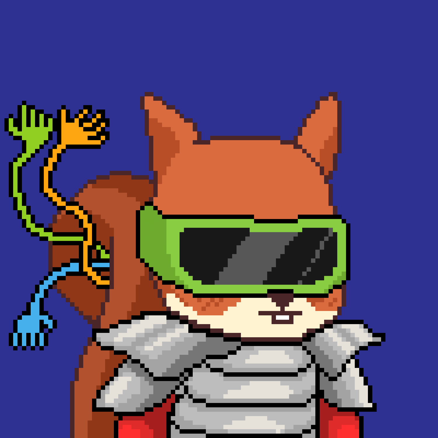 Pixel Squirrels #6290 NFT on Algorand