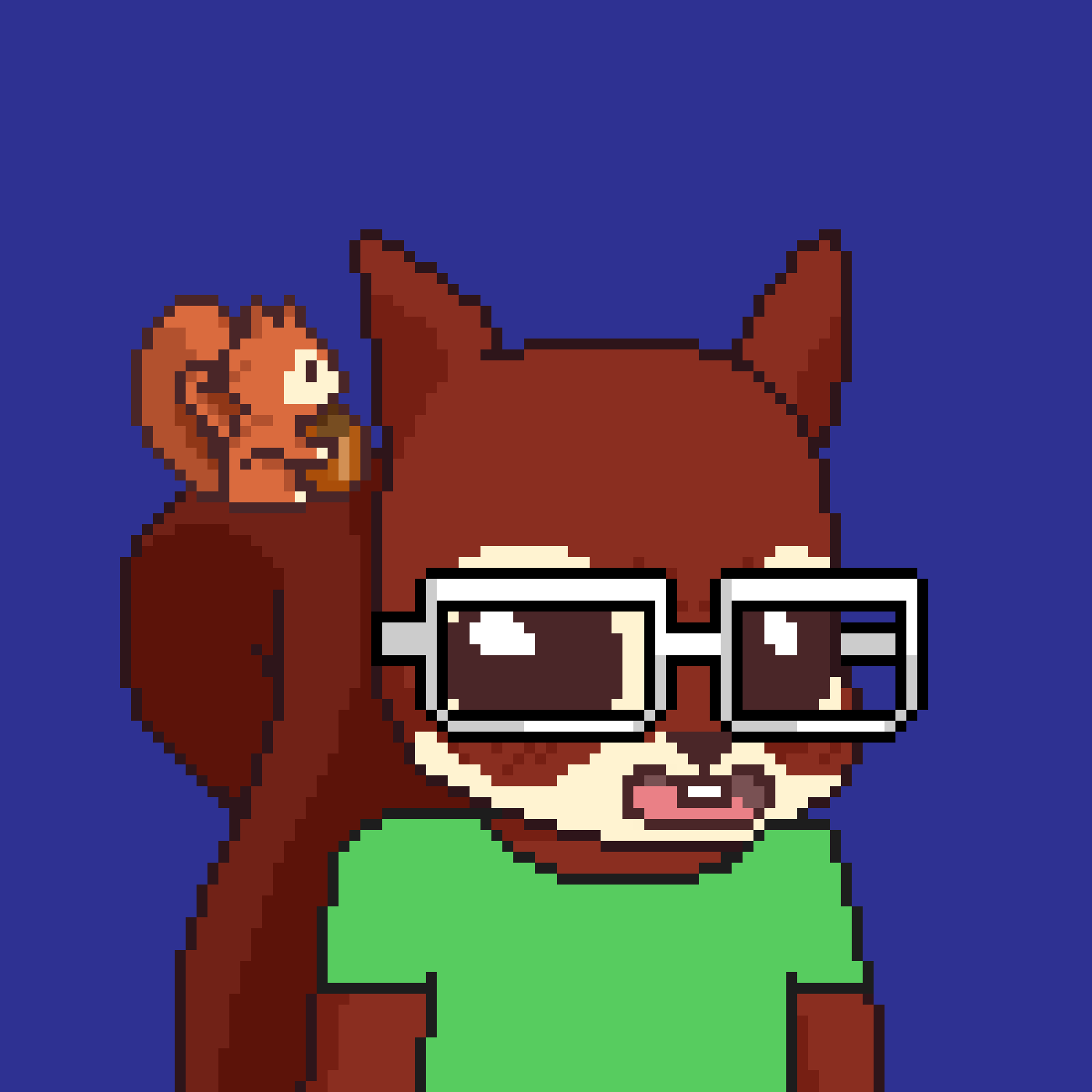 Pixel Squirrels #6356 NFT on Algorand