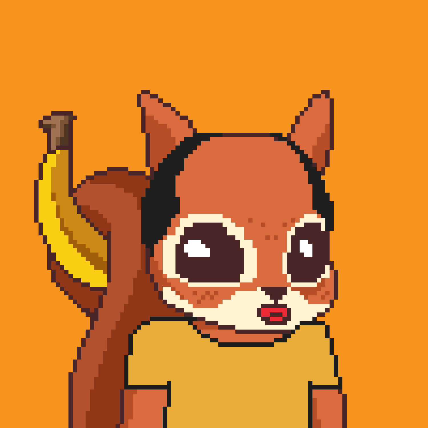 Pixel Squirrels #636 NFT on Algorand