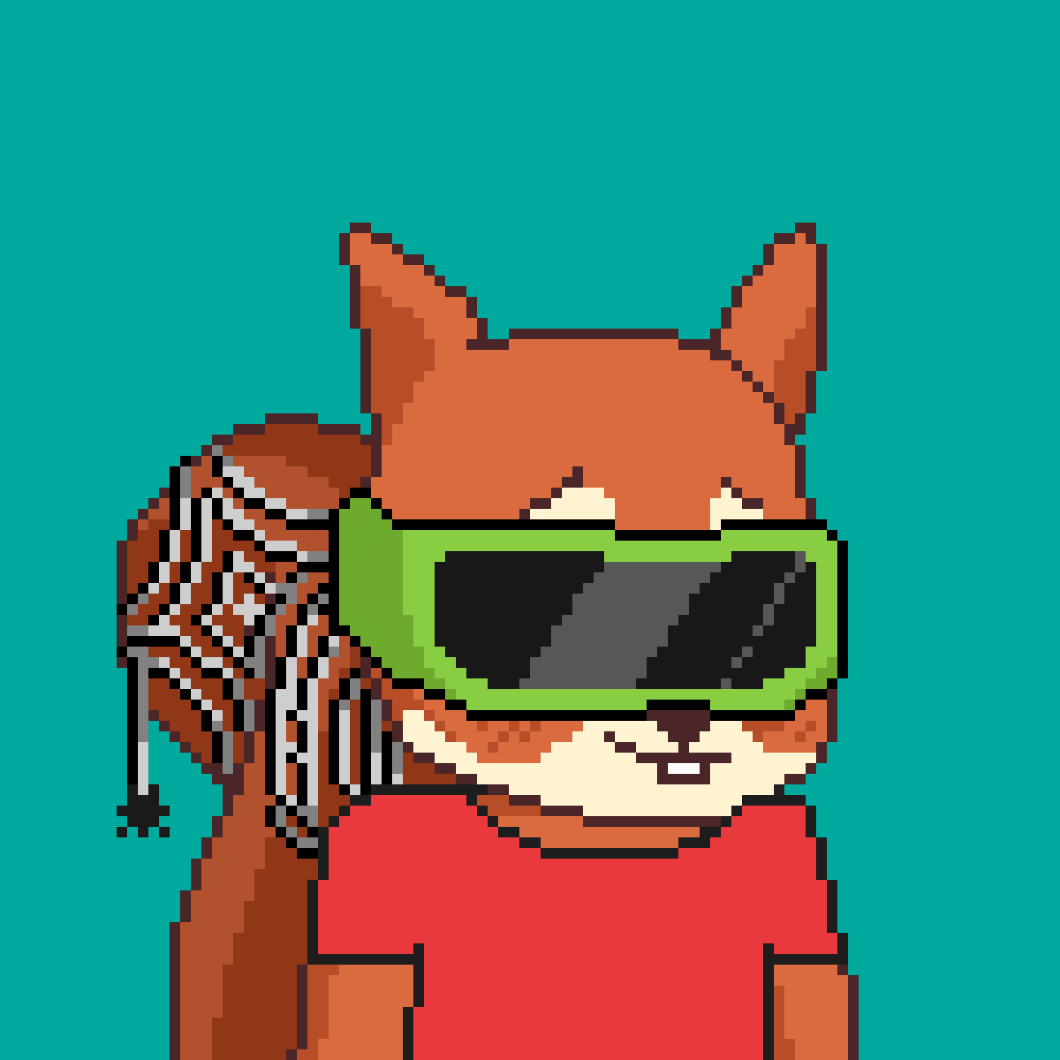 Pixel Squirrels #6378 NFT on Algorand