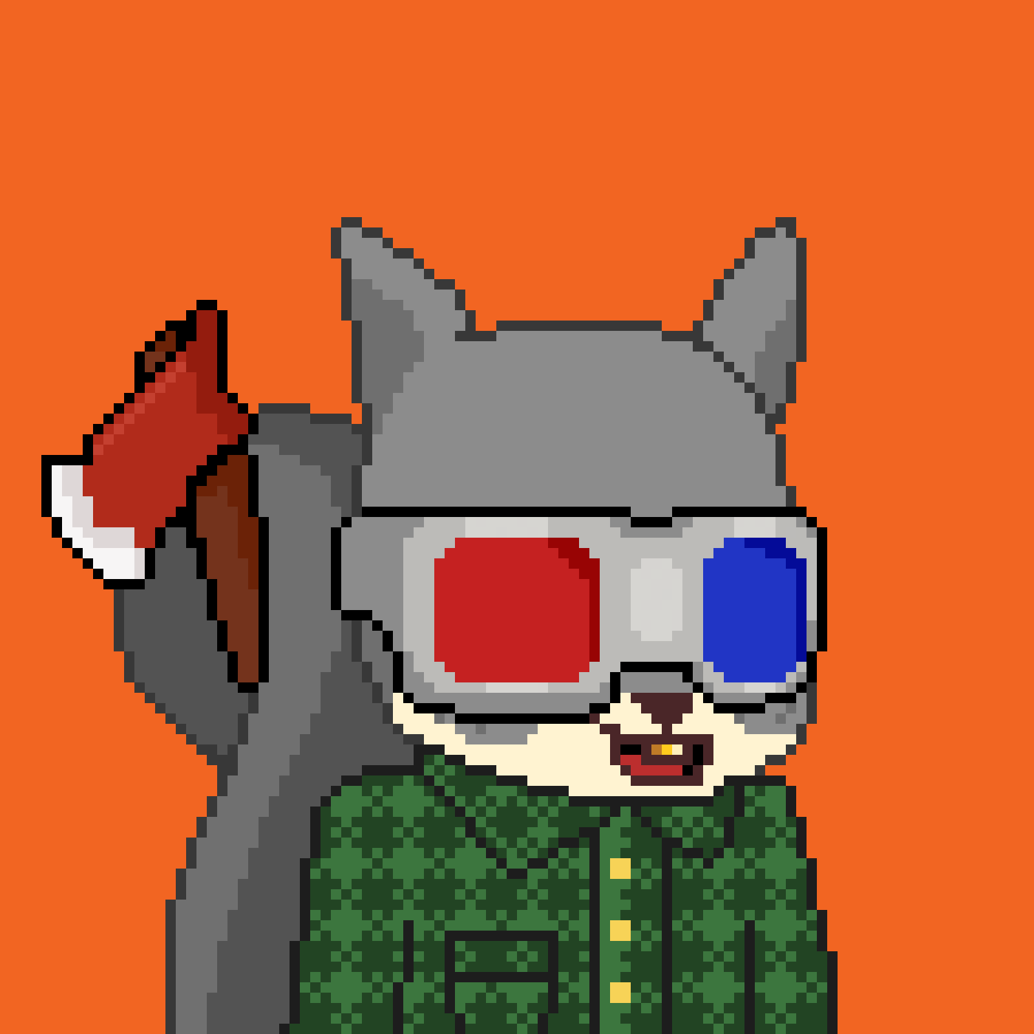 Pixel Squirrels #6395 NFT on Algorand