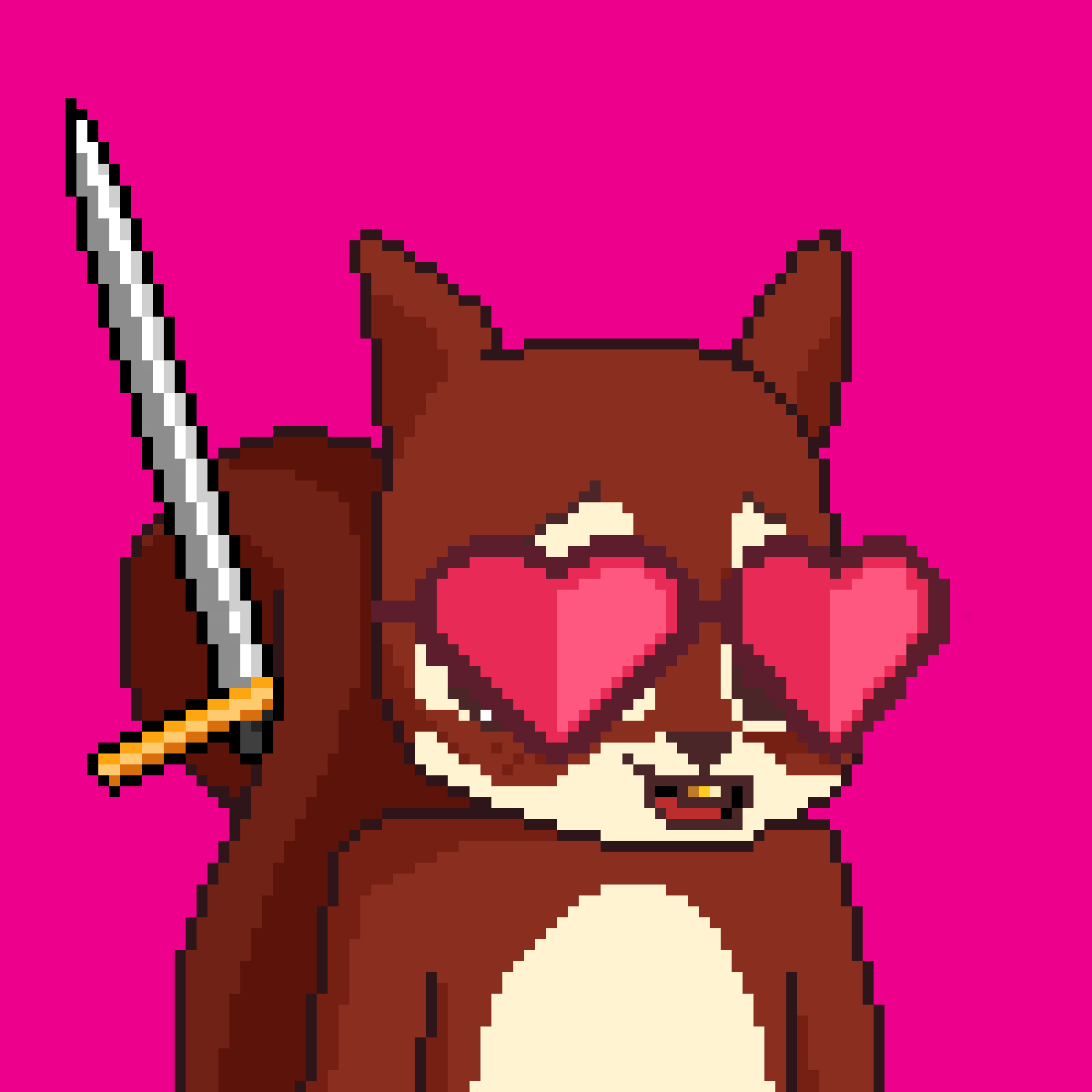 Pixel Squirrels #6399 NFT on Algorand