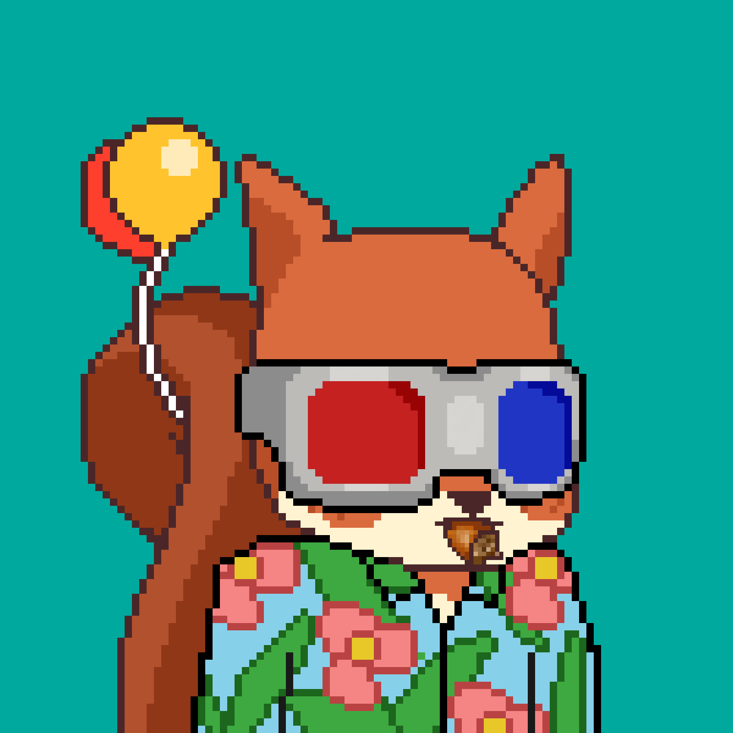 Pixel Squirrels #6409 NFT on Algorand