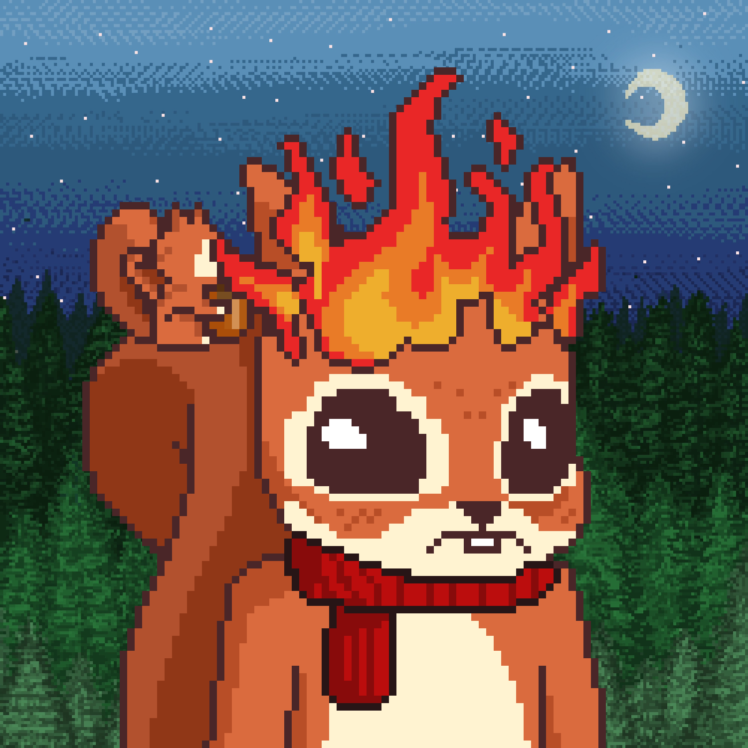 Pixel Squirrels #645 NFT on Algorand