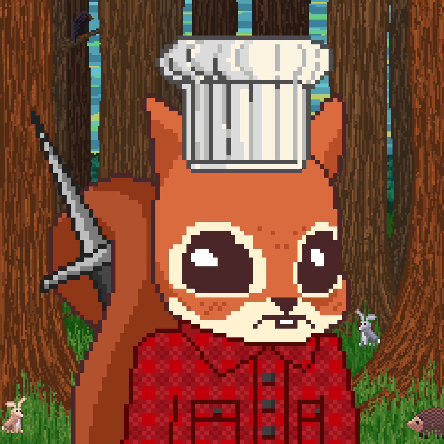 Pixel Squirrels #6457 NFT on Algorand