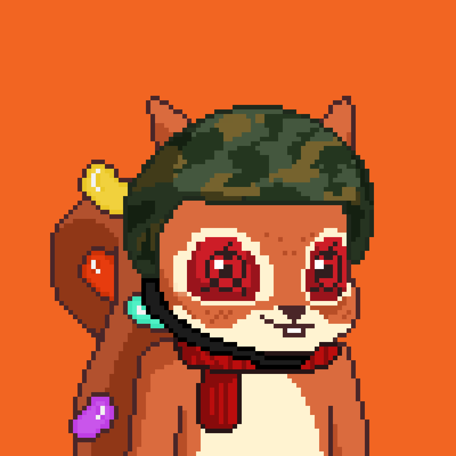 Pixel Squirrels #6486 NFT on Algorand