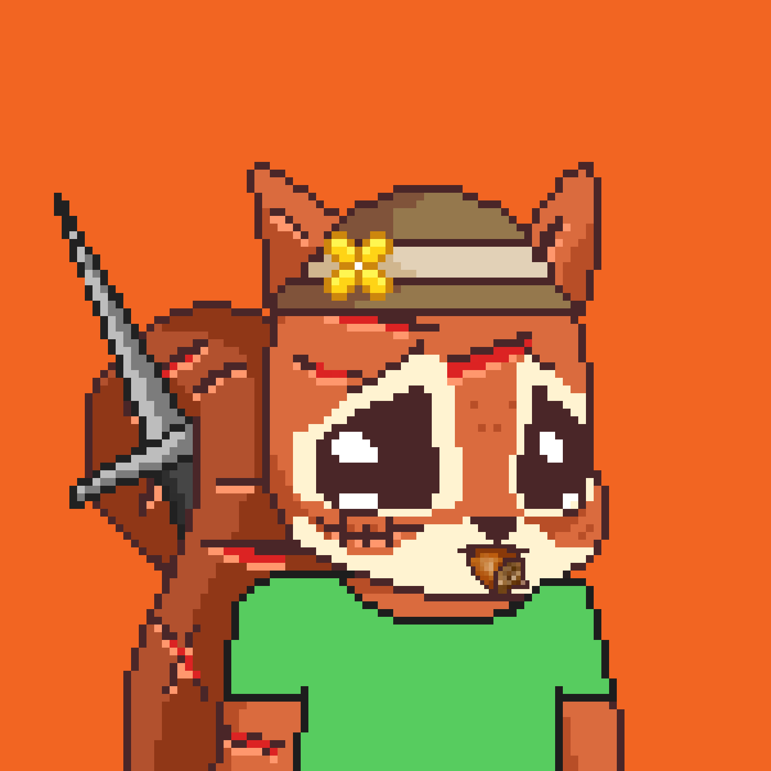 Pixel Squirrels #65 NFT on Algorand