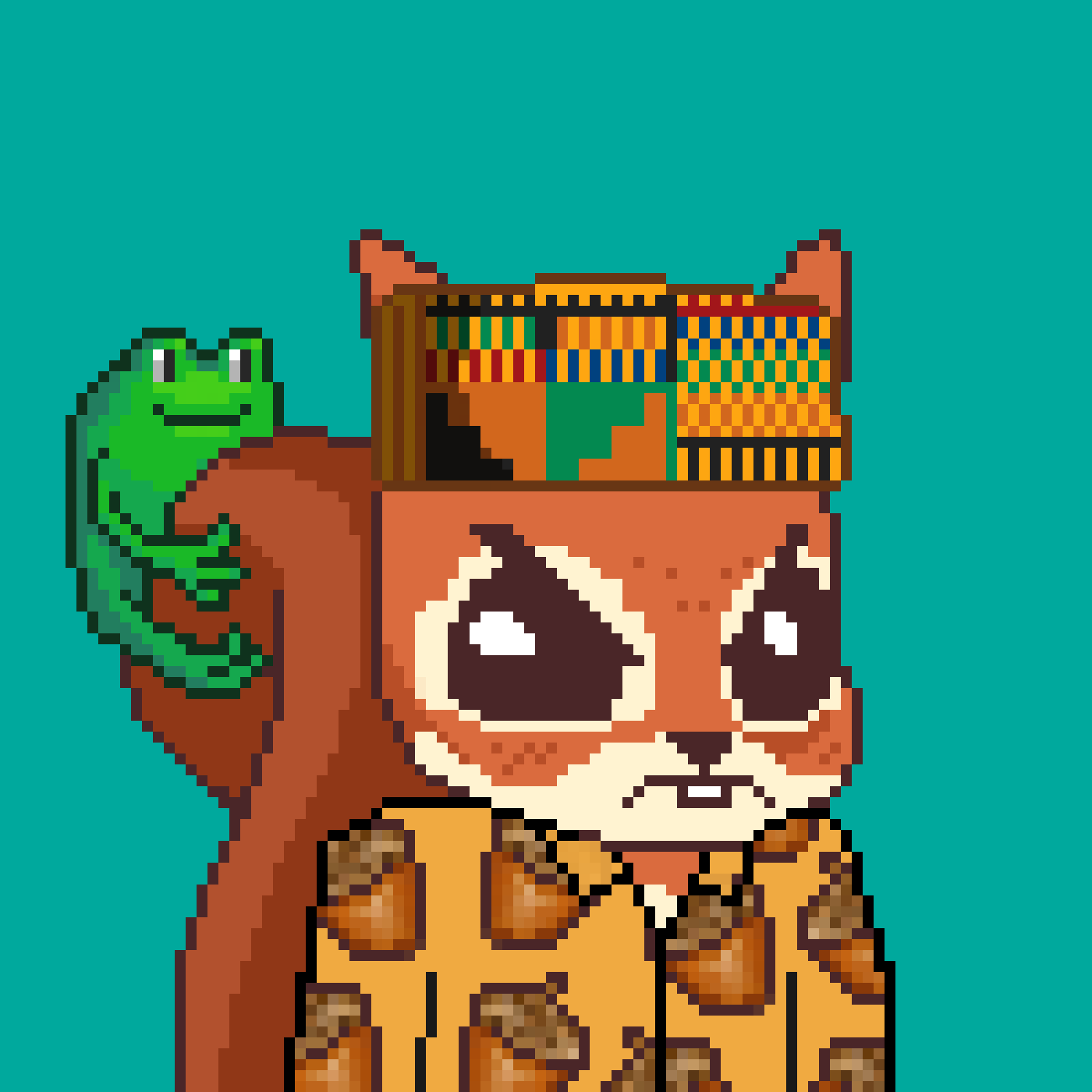 Pixel Squirrels #6552 NFT on Algorand