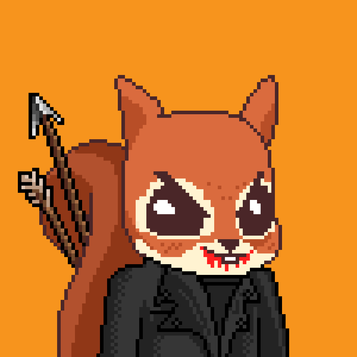 Pixel Squirrels #656 NFT on Algorand