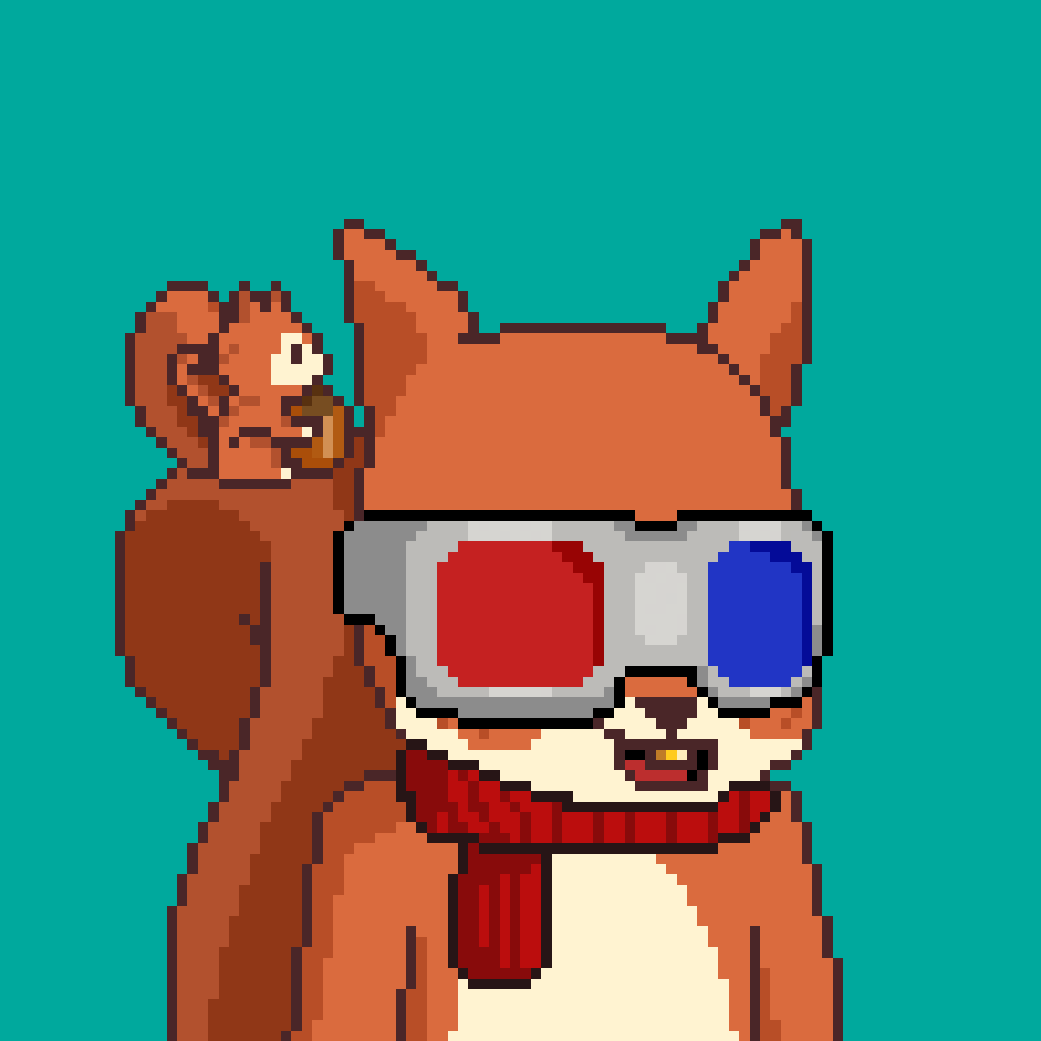 Pixel Squirrels #6587 NFT on Algorand