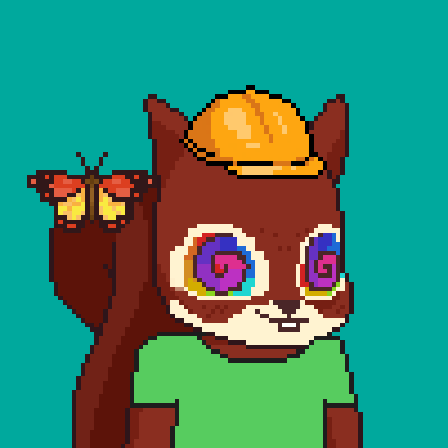 Pixel Squirrels #6600 NFT on Algorand