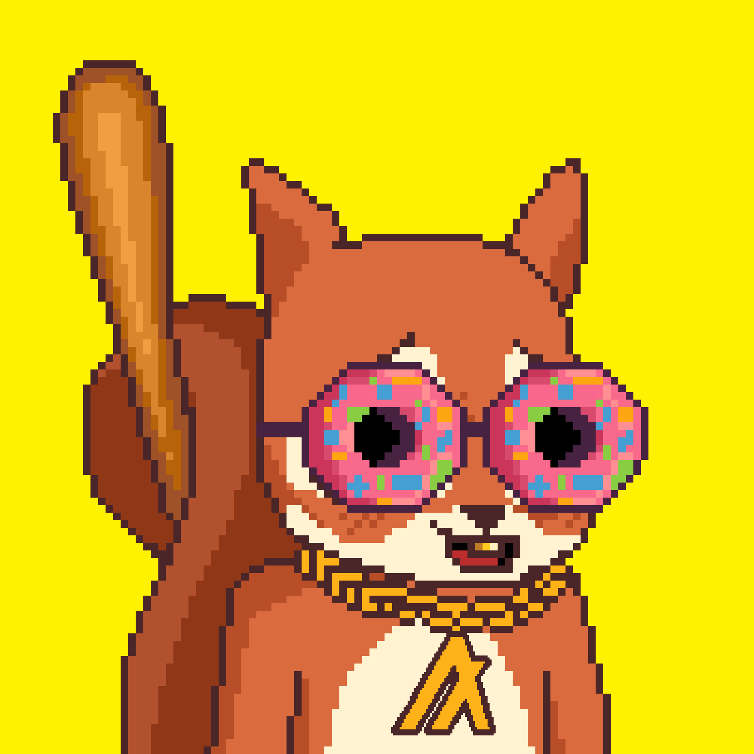 Pixel Squirrels #6652 NFT on Algorand