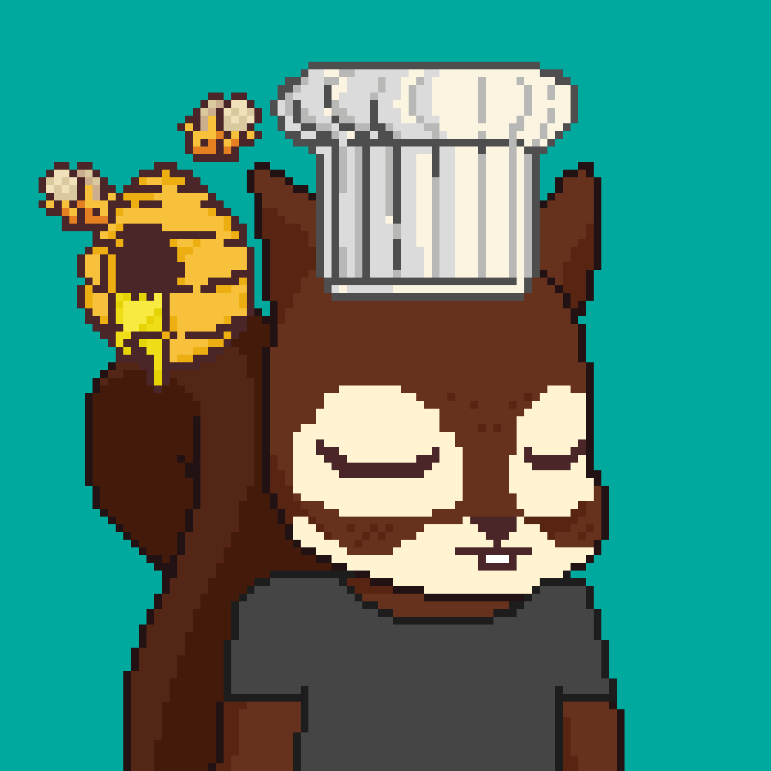 Pixel Squirrels #668 NFT on Algorand
