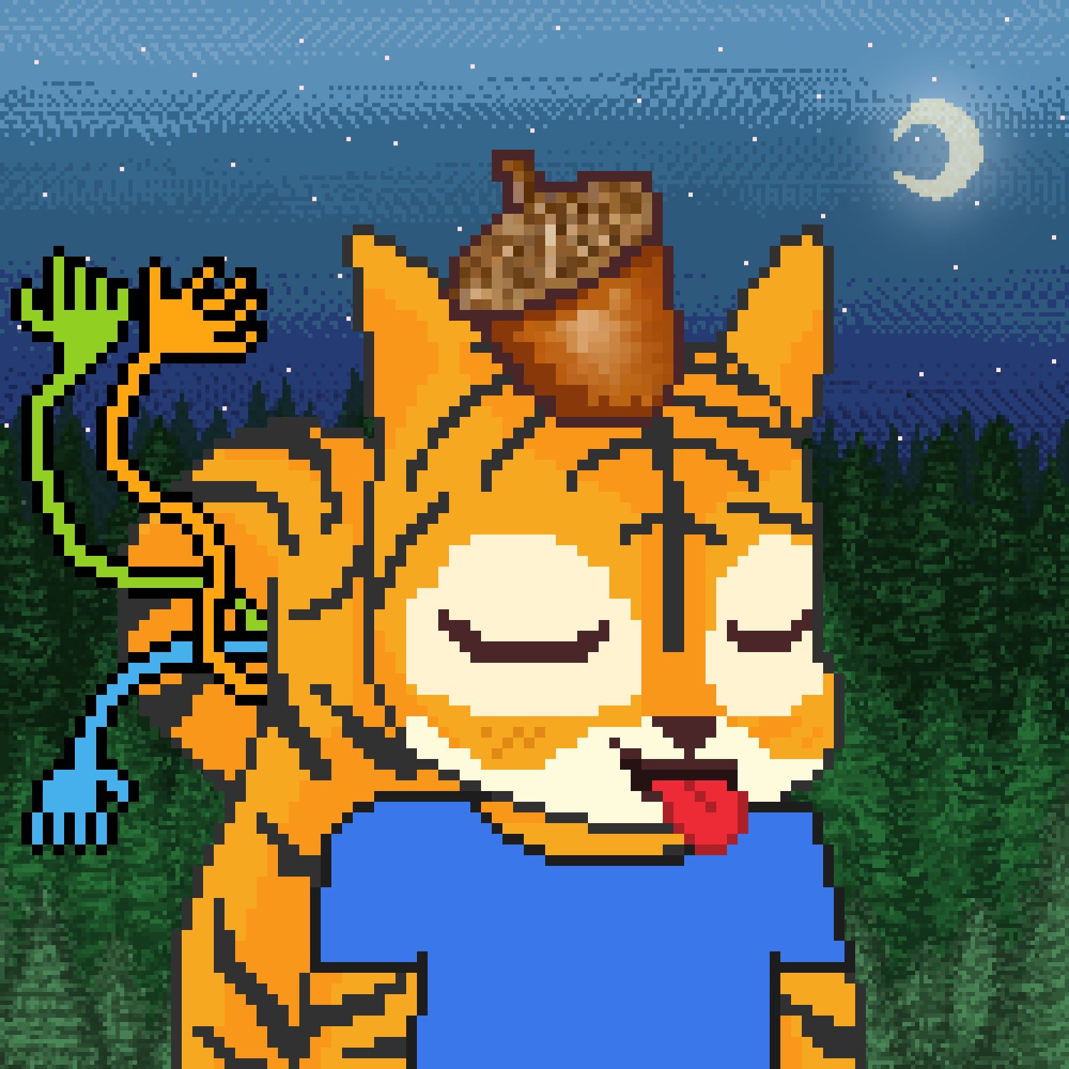 Pixel Squirrels #6687 NFT on Algorand