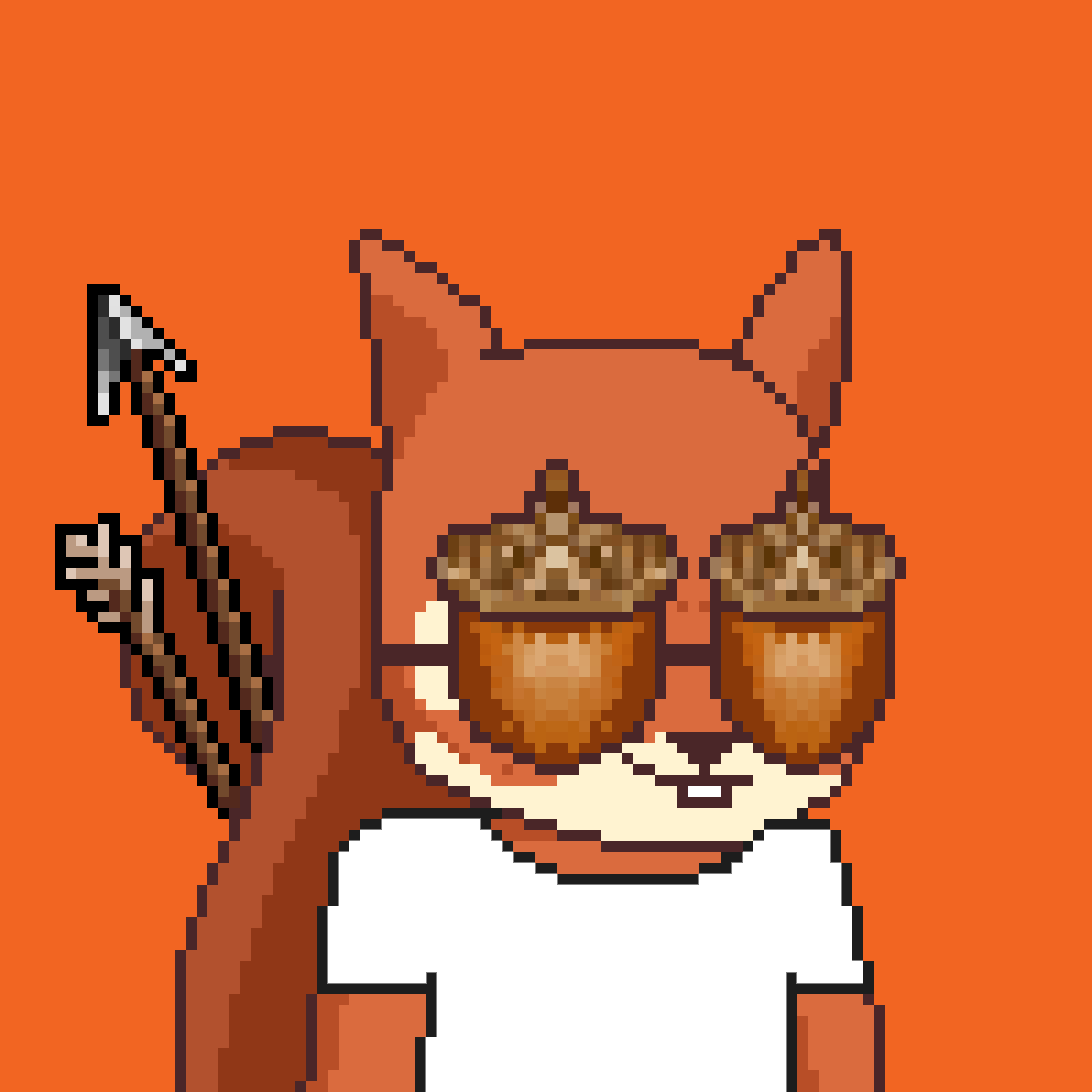 Pixel Squirrels #6696 NFT on Algorand