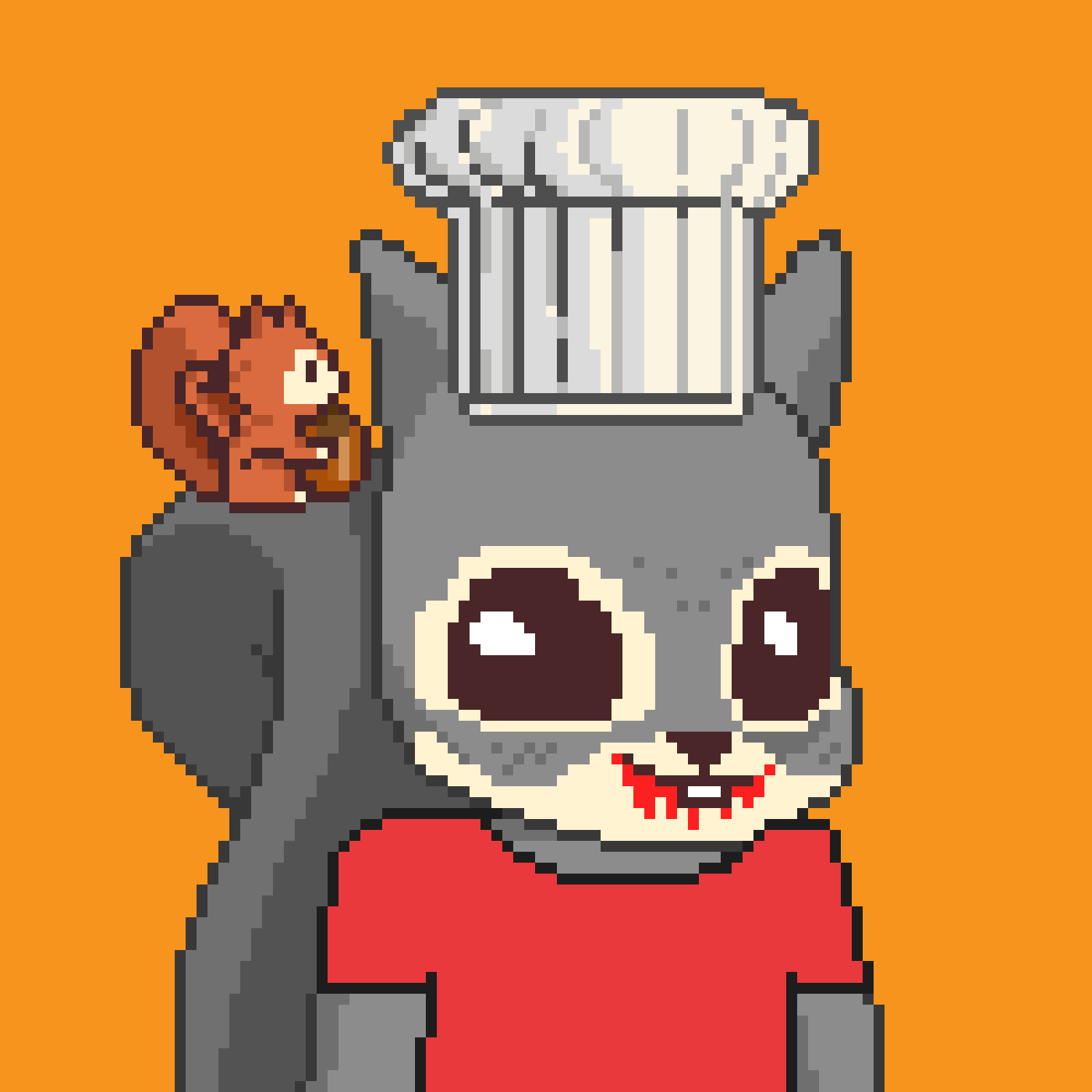 Pixel Squirrels #6698 NFT on Algorand