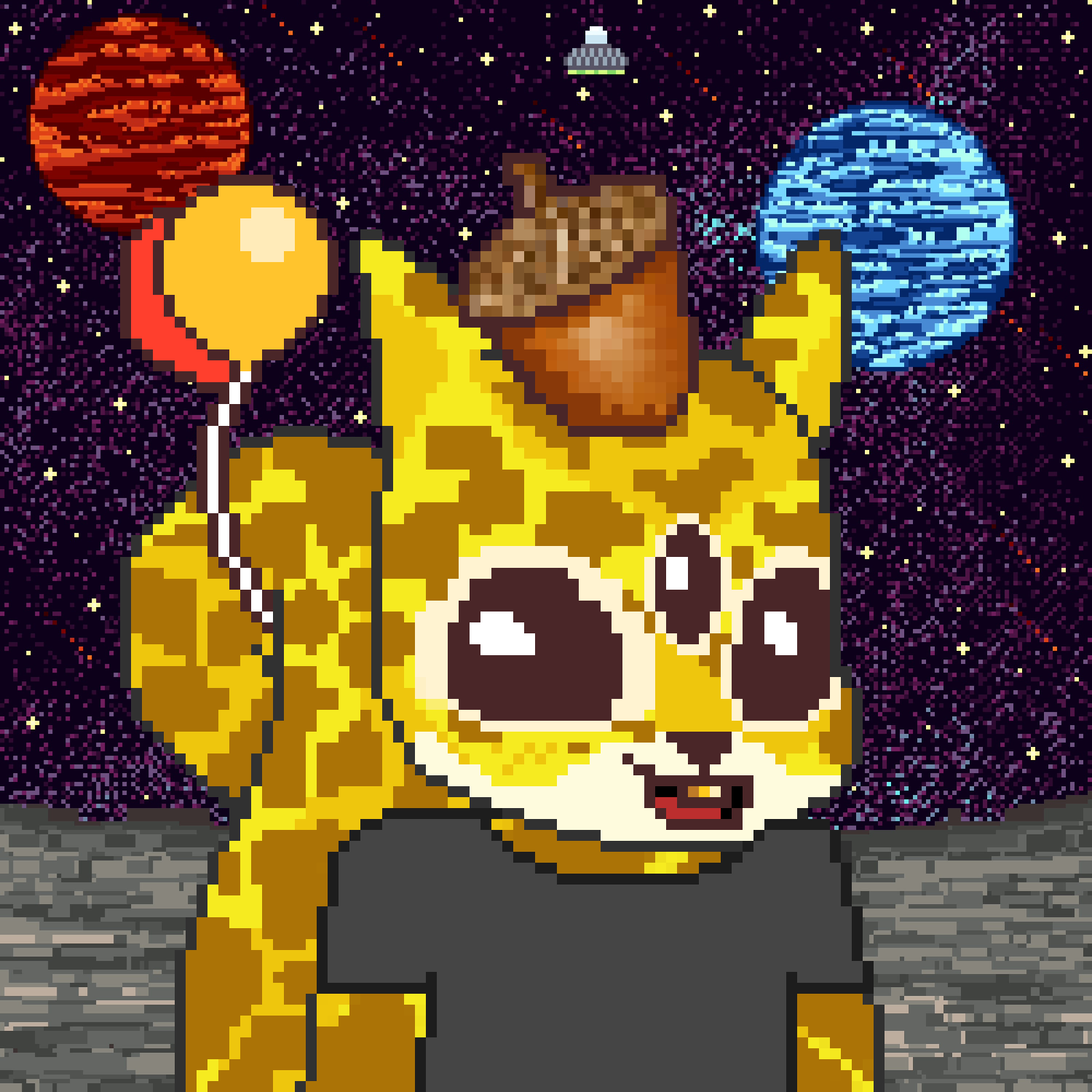 Pixel Squirrels #672 NFT on Algorand