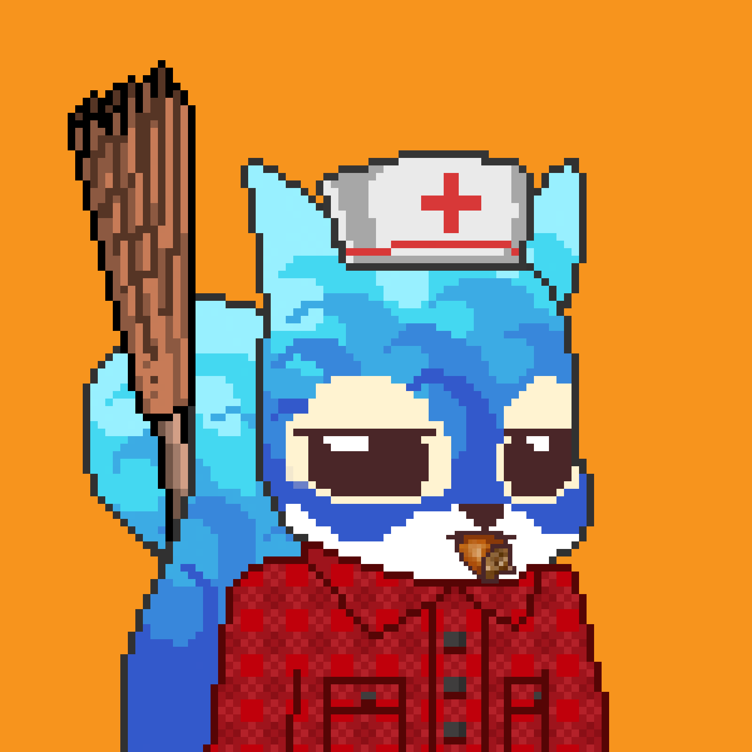 Pixel Squirrels #68 NFT on Algorand