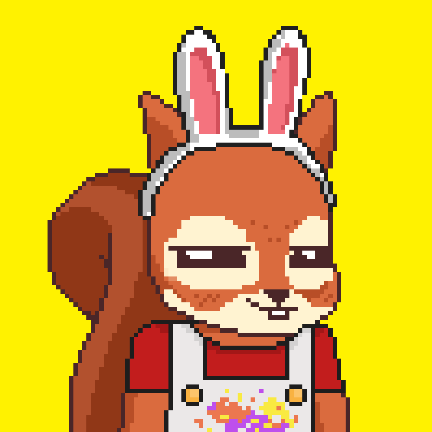 Pixel Squirrels #6840 NFT on Algorand