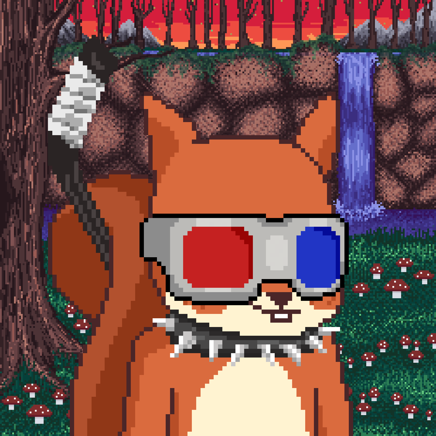 Pixel Squirrels #6855 NFT on Algorand