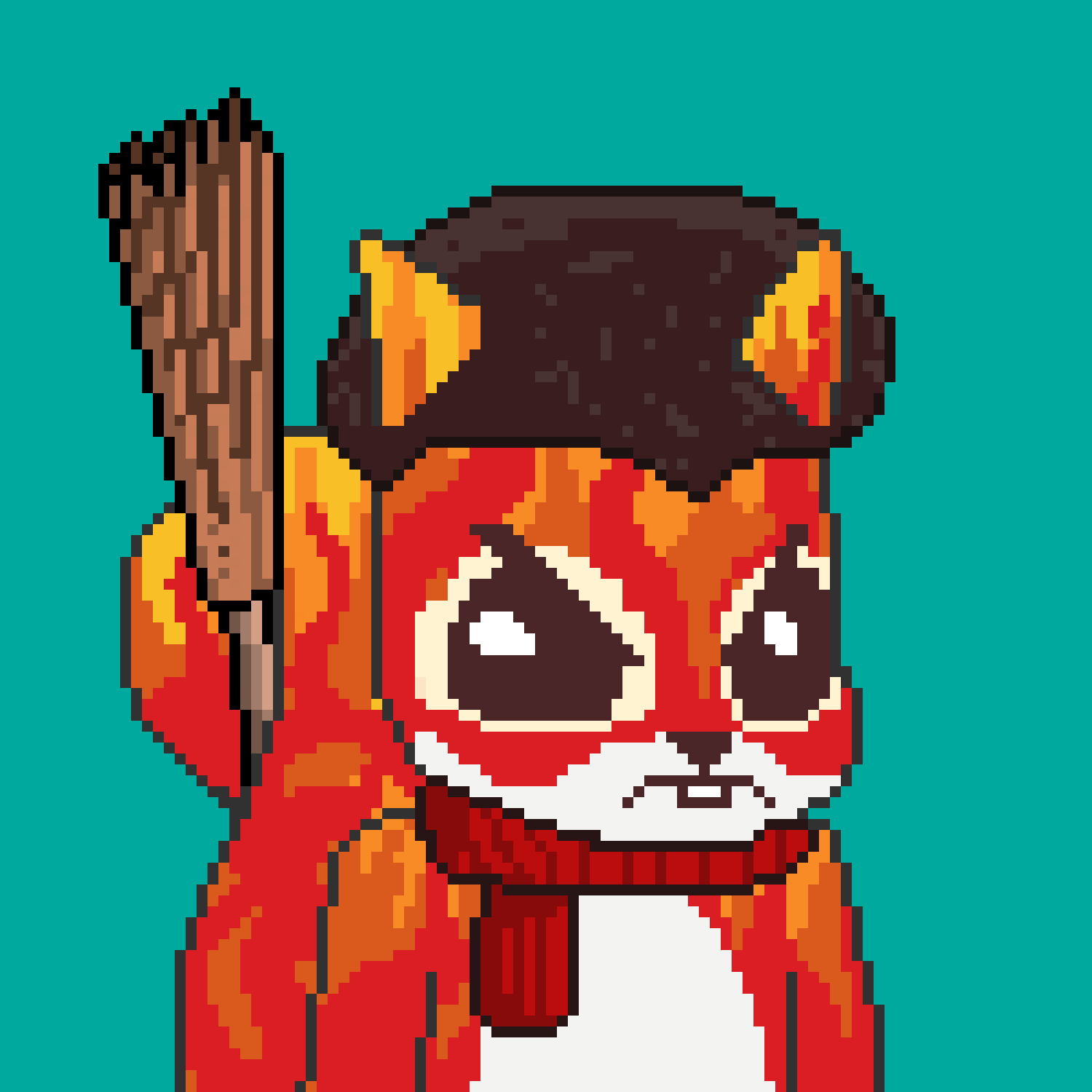 Pixel Squirrels #6895 NFT on Algorand